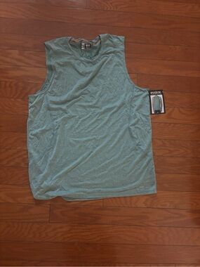 RBX Men's Sleeveless Performance Tank - Teal Green